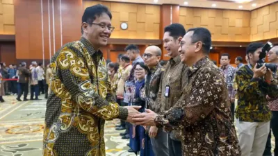 Menteri Keuangan Purbaya Yudhi Sadewa melantik pejabat Kemenkeu