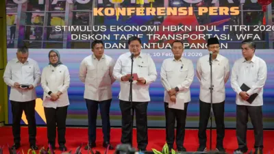 Peluncuran Paket Stimulus Ekonomi I-2026 di Stasiun Gambir Jakarta