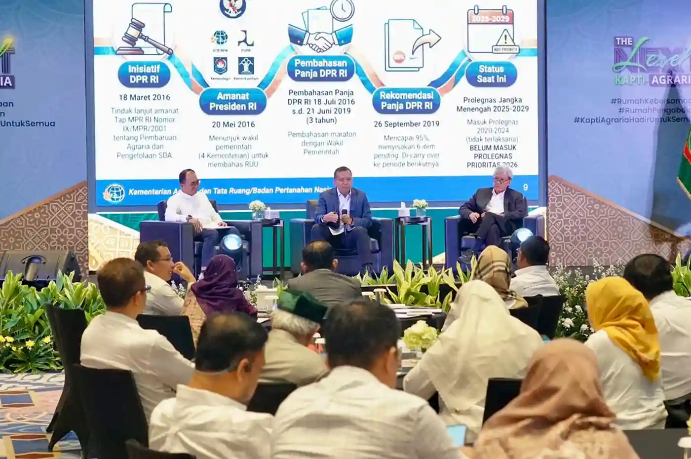 Dialog strategis ATR BPN dan KAPTI Agraria bahas RUU Administrasi Pertanahan.