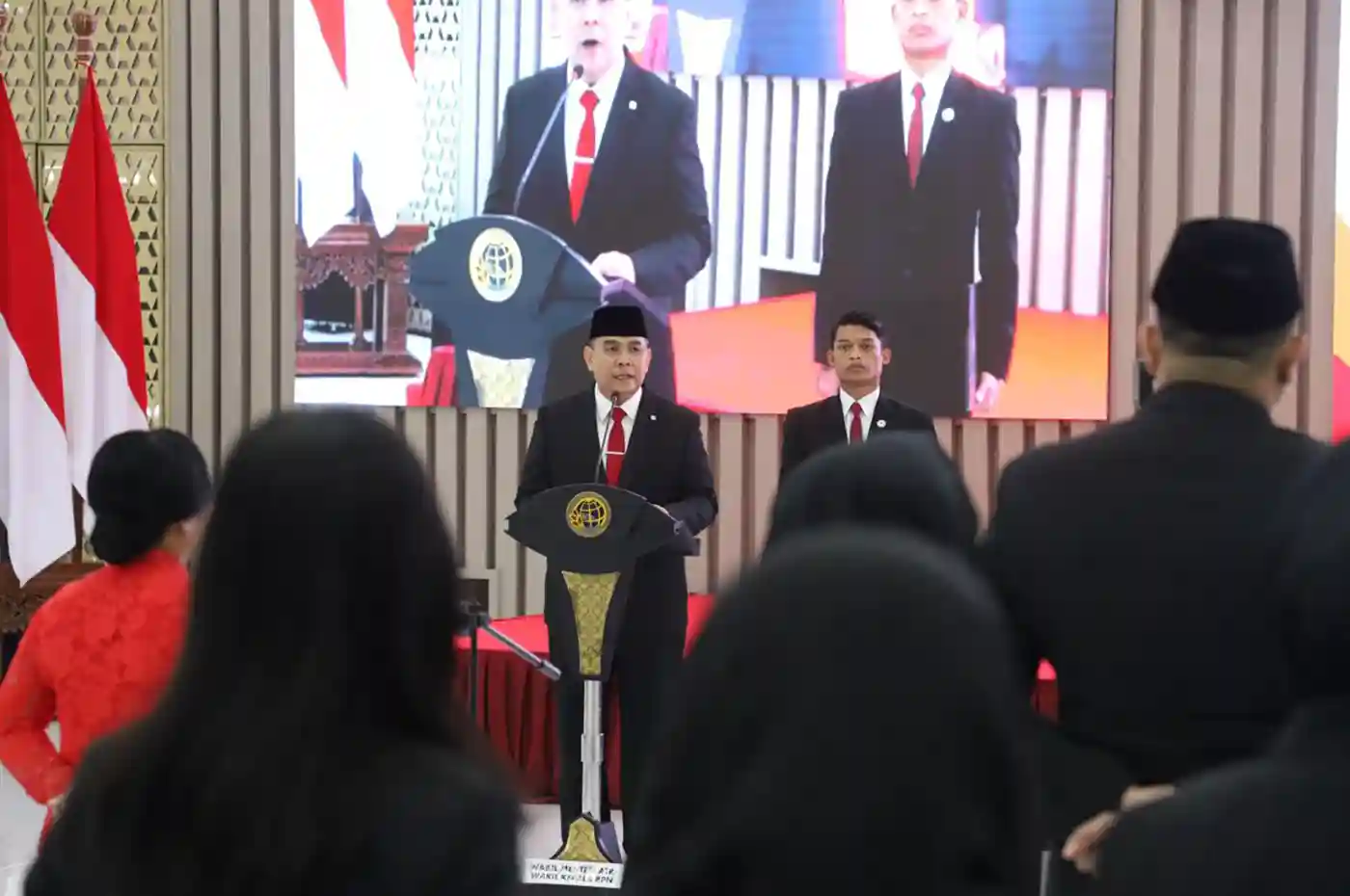 Pelantikan pejabat pengawas dan fungsional Kementerian ATR/BPN di Jakarta