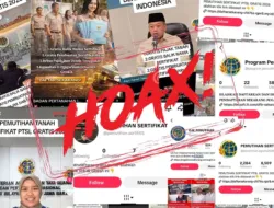 Hoax program pemutihan sertipikat tanah
