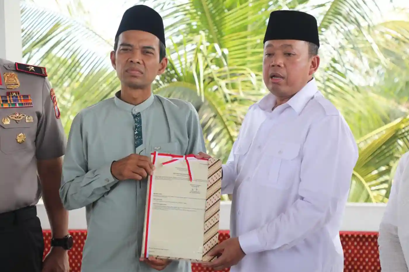 Sertipikat Elektronik yang diapresiasi Nusron Wahid dalam acara bersama Ustaz Abdul Somad