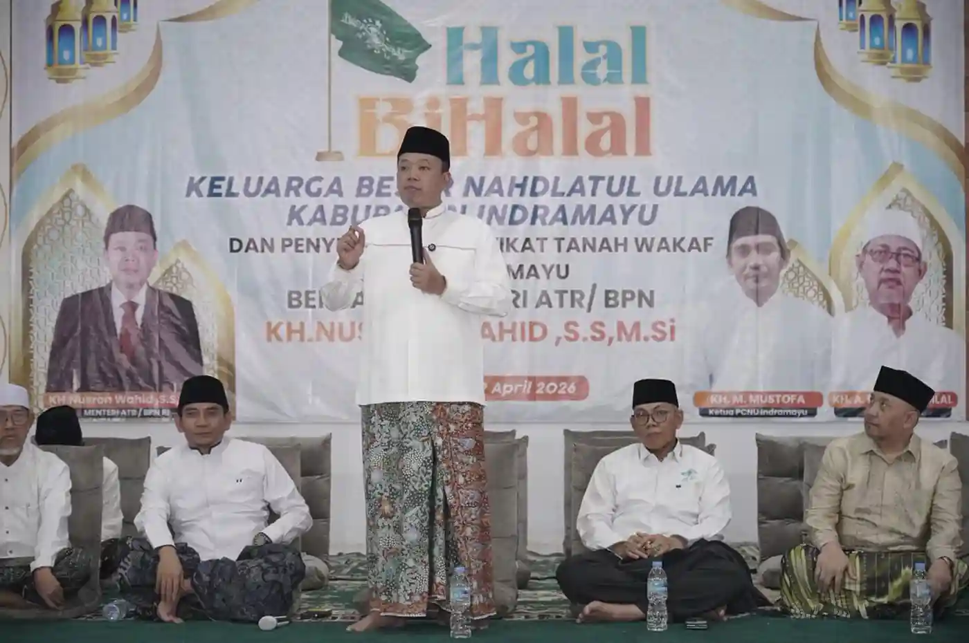 halal bihalal atr bpn dan nahdlatul ulama indramayu