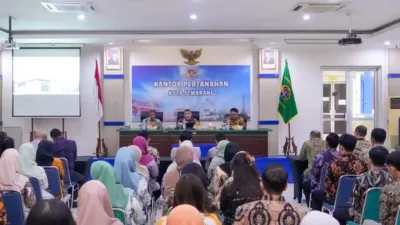 ossy dermawan di kantor pertanahan kota semarang