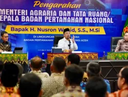 menteri nusron wahid dorong transformasi layanan pertanahan di provinsi aceh