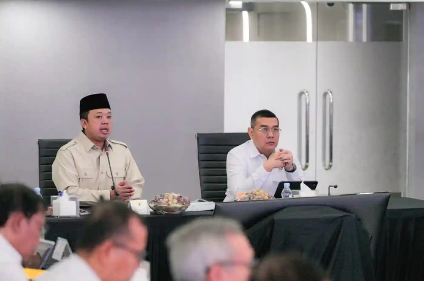 pengukuran terjadwal atr bpn saat rapat pimpinan kementerian