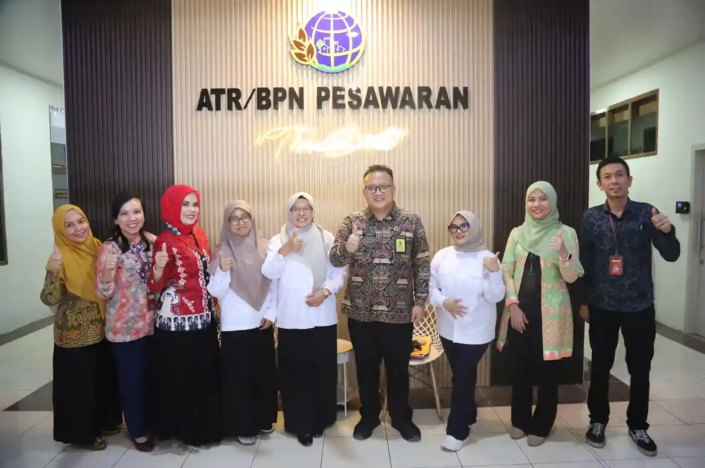 evaluasi zona integritas bpn pesawaran