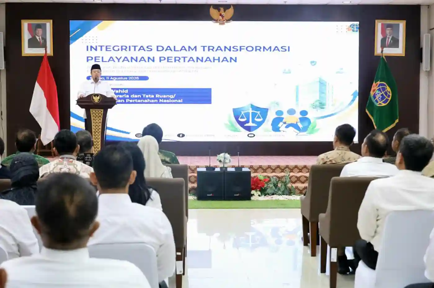 menteri atr bpn nusron wahid bersama kpk mempermudah layanan pertanahan