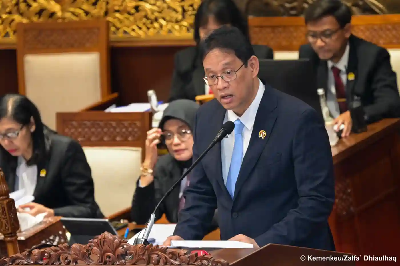 menteri keuangan purbaya yudhi sadewa bahas rapbn 2027
