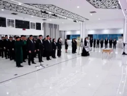 prosesi pelantikan pejabat atr bpn oleh sekretaris jenderal