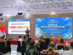 wamen atr bpn ossy dermawan saat membuka seminar grc tahun 2026 kementerian atr bpn di jakarta